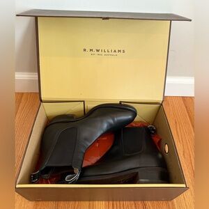 R.M. Williams Classic Black Leather Boots
